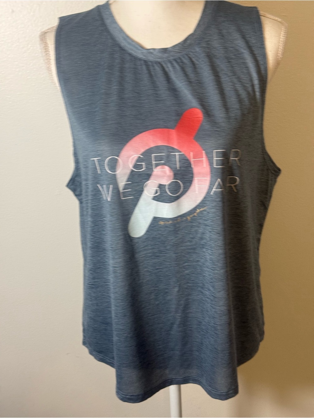 Spiritual Gangster Charcoal Muscle Tank with Red and White Logo
